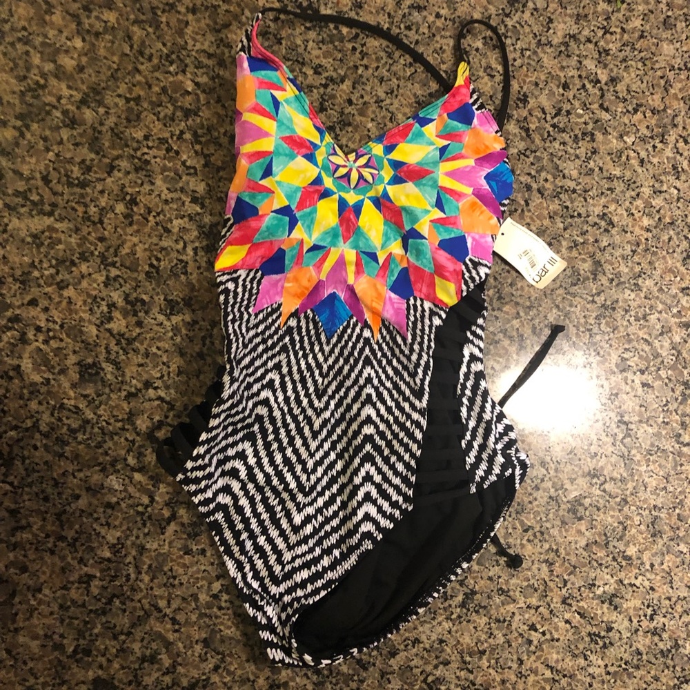 NWT Bar III swimsuit XL feathered daze